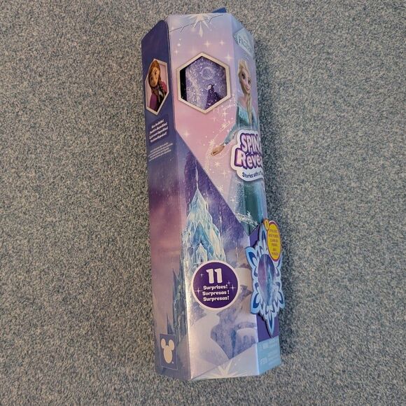 Disney Frozen Elsa Fashion Doll Set Spin & Reveal 11 Surprise Accessories - Picture 4 of 4